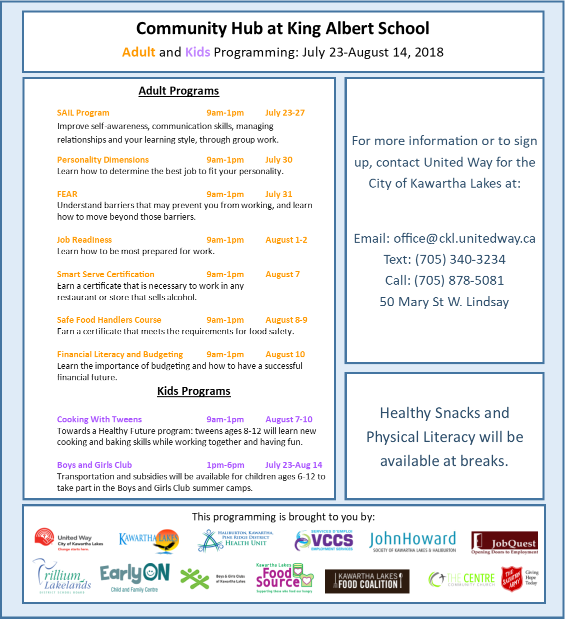 Picture3.5 Description of Programmes