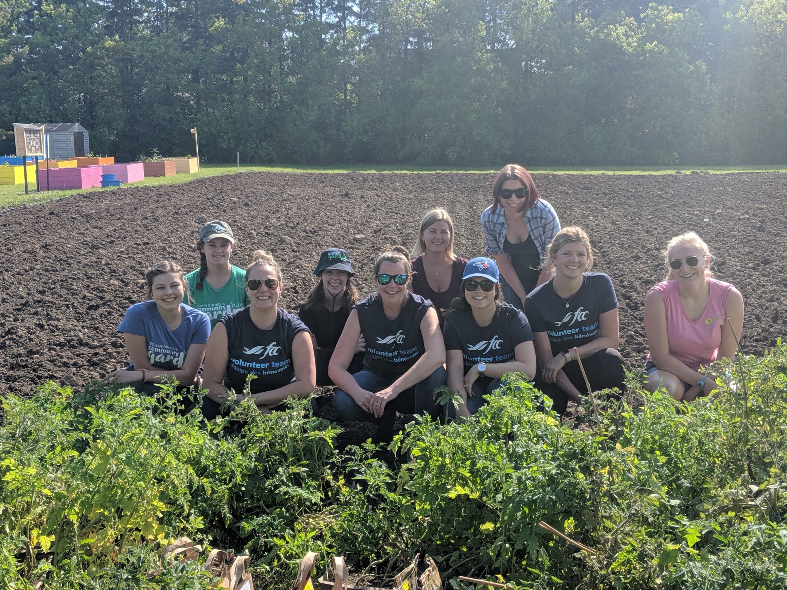 Volunteers in the Garden